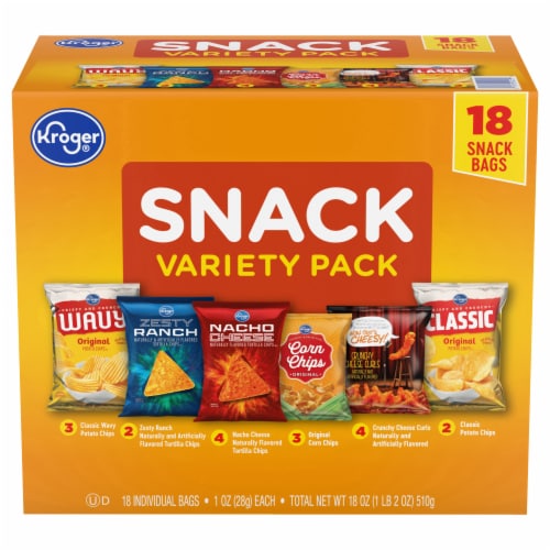 Kroger® Snack Variety Pack Perspective: back