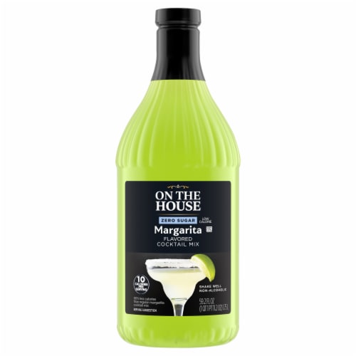 On The House Zero Sugar Margarita Flavored Cocktail Mix Perspective: back