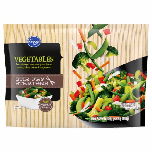 Kroger® Stir-Fry Starters Mixed Vegetables Perspective: back