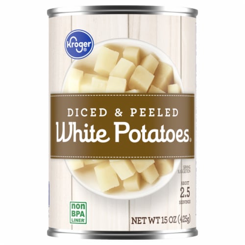 Kroger® Diced & Peeled White Potatoes Perspective: back