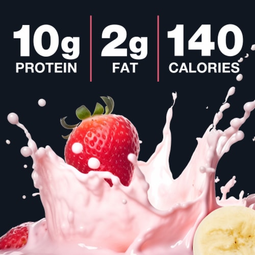 Kroger® Strawberry Banana Low Fat Greek Yogurt Drink Perspective: back