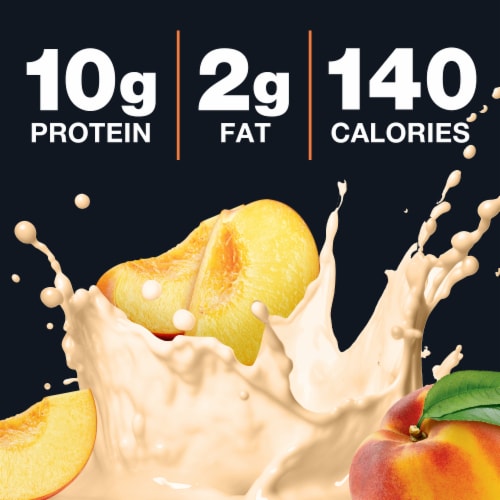 Kroger® Peach Low Fat Greek Yogurt Drink Perspective: back