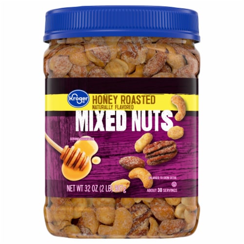 Kroger® Honey Roasted Mixed Nuts Perspective: back