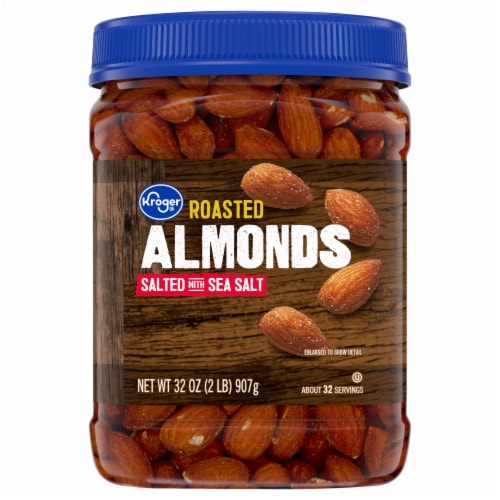 Kroger® Roasted Sea Salted Almonds Perspective: back