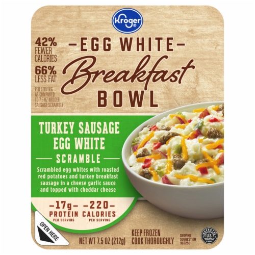 Kroger® Turkey Sausage Scramble Egg White Breakfast Bowl Perspective: back