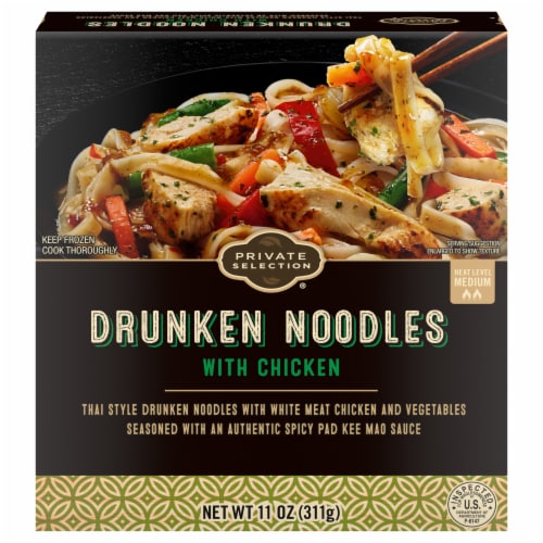 Private Selection® Drunken Noodles with Chicken Perspective: back