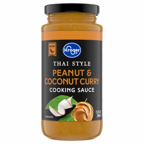 Kroger® Thai Style Peanut and Coconut Curry Cooking Sauce Mild Perspective: back