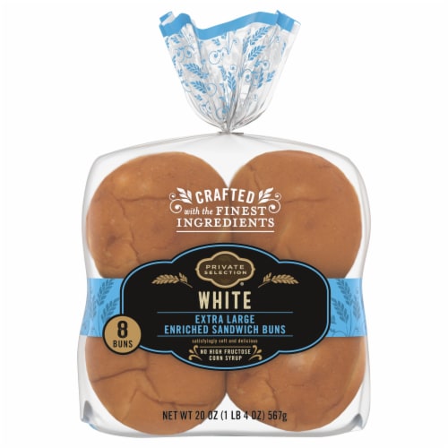 Private Selection® White Sandwich Buns Extra Large Perspective: back