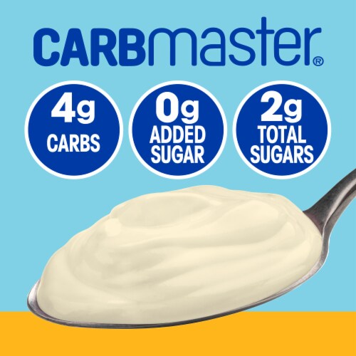 Yogurt® CARBmaster® Banana Cream Pie Lactose Free Lowfat Yogurt Cup Perspective: back