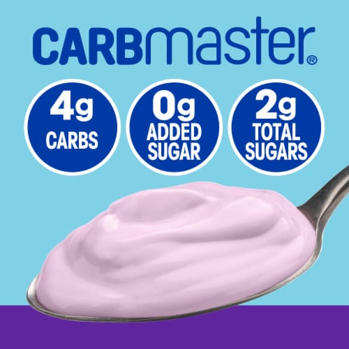 Kroger® CARBmaster® Blackberry Lactose Free Lowfat Yogurt Cup Perspective: back