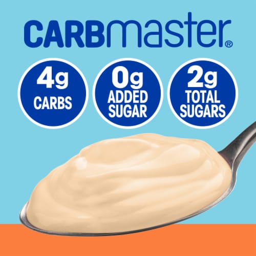 Kroger® CARBmaster® Peach Lactose Free Lowfat Yogurt Cup Perspective: back