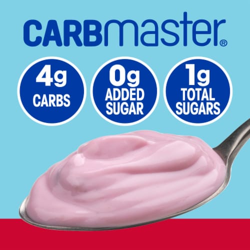 Kroger® CARBmaster® Strawberry Lactose Free Lowfat Yogurt Cup Perspective: back