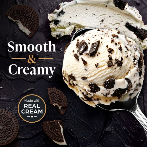 Private Selection® Cookies & Cream Ice Cream Pint Perspective: back