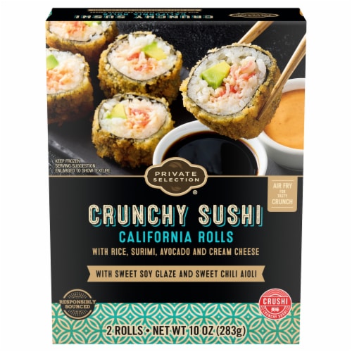 Private Selection® Crunchy Sushi California Rolls Perspective: back