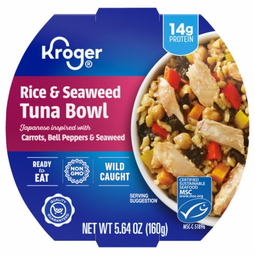 Kroger® Rice & Seaweed Tuna Bowl Perspective: back