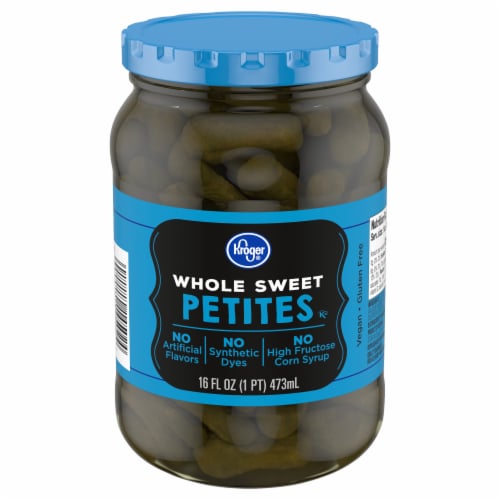 Kroger® Whole Sweet Petites Pickles Perspective: back