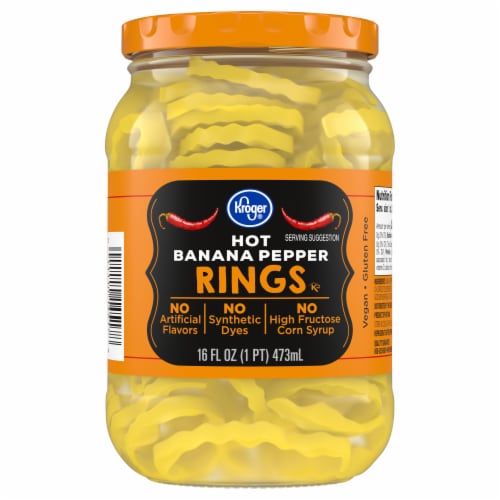 Kroger® Hot Banana Pepper Rings Perspective: back