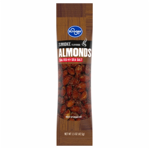 Kroger® Salted Smoke Flavored Almonds Perspective: back