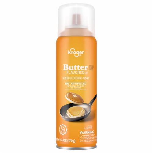 Kroger® Nonstick Butter Flavored Cooking Spray Perspective: back