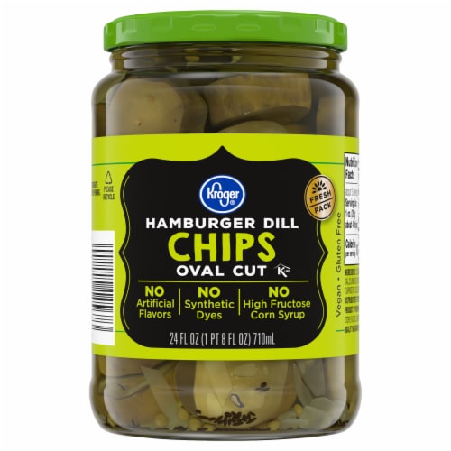 Kroger® Hamburger Dill Chips Pickles Perspective: back