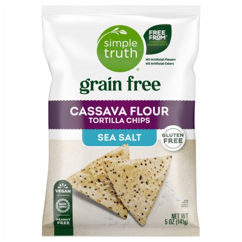 Simple Truth® Grain Free Sea Salt Cassava Flour Tortilla Chips Perspective: back