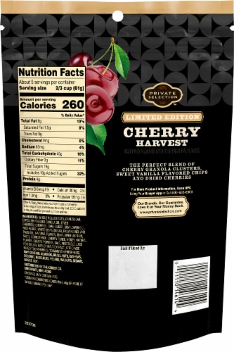 Private Selection® Limited Edition Cherry Harvest Cherry Vanilla Granola Perspective: back