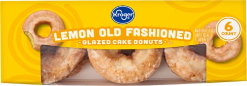 Kroger® Lemon Old Fashioned Donuts Perspective: back