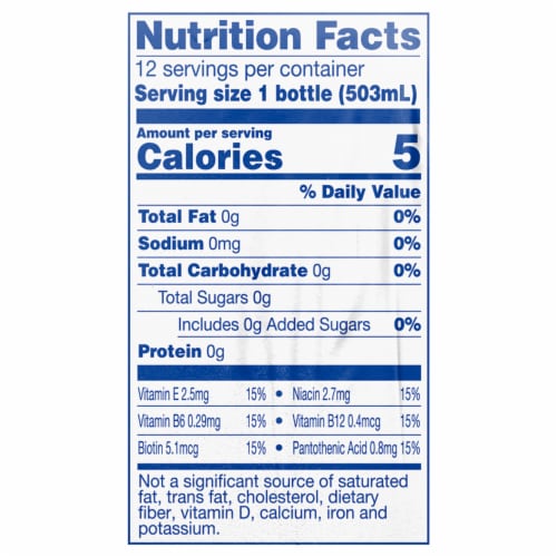 Kroger® Fizz Zero Sugar Black Raspberry Sparkling Water Perspective: back