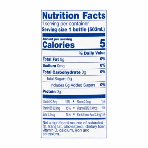 Kroger® Zero Sugar Black Raspberry Fizz Sparkling Water Perspective: back