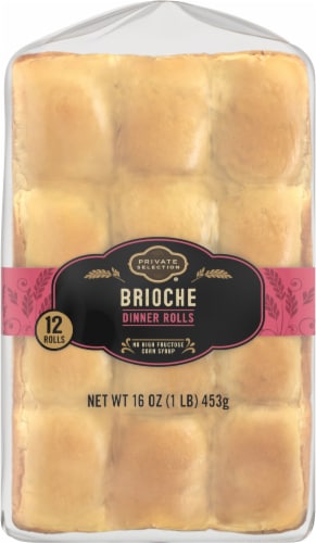 Private Selection Brioche Dinner Rolls Perspective: back