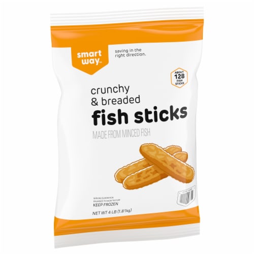 Smart Way™ Crunchy & Breaded Fish Sticks Perspective: back