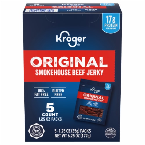 Kroger® Original Smokehouse Beef Jerky Multipack Perspective: back