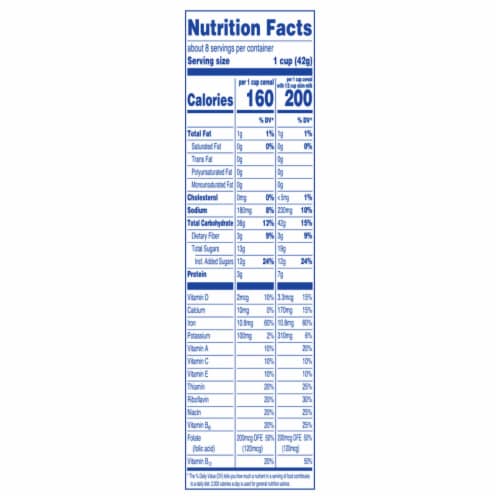 Kroger® Fruit and Yogurt Toasted Flakes Cereal Perspective: back