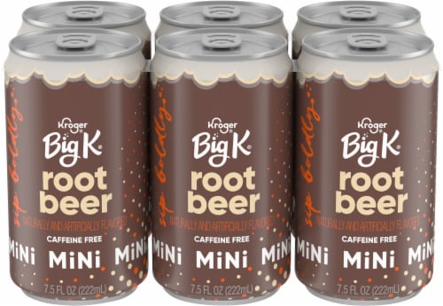 Big K® Caffeine Free Root Beer Mini Cans Perspective: back