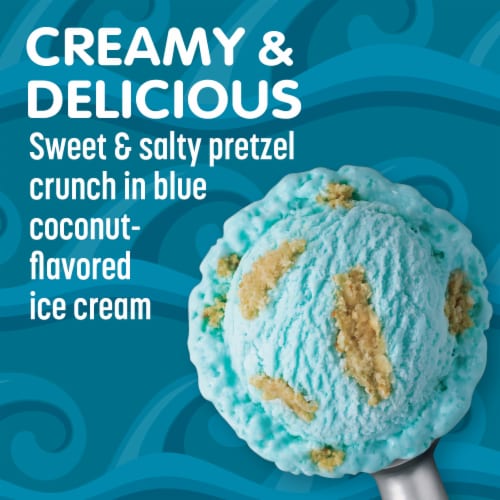 Kroger® Summer Collection Sandy Shore Pretzel Crunch Coconut Ice Cream Pint Perspective: back