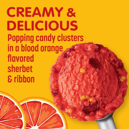 Kroger® Summer Collection Italian Style Summer Fizz Blood Orange Sherbet Pint Perspective: back