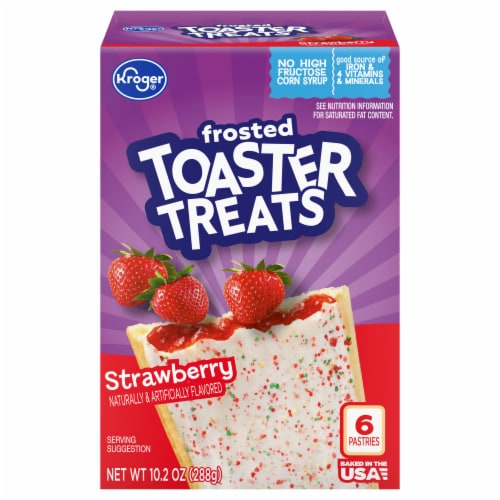 Kroger® Frosted Strawberry Toaster Treats Perspective: back