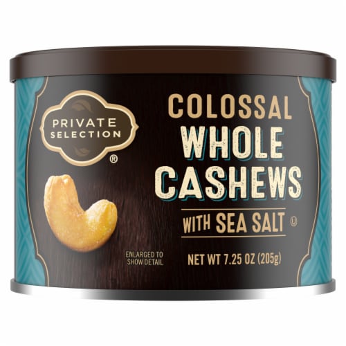 Private Selection® Colossal Whole Sea Salted Cashews Perspective: back