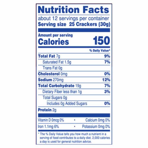 Kroger® Baked Cheesy Bitz Fried Pickle Crackers Perspective: back