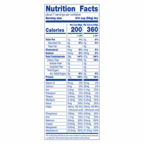 Kroger® Protein Penne Pasta Perspective: back