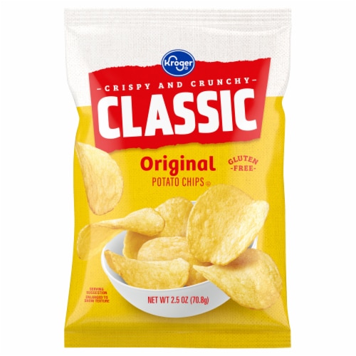 Kroger® Classic Original Potato Chips Perspective: back