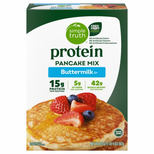 Simple Truth® Protein Buttermilk Pancake Mix Perspective: back