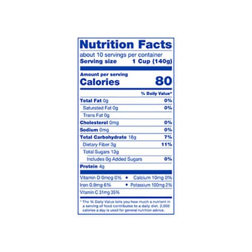Kroger® No Sugar Added Sliced Banana and Strawberry Smoothie BIG DEAL! Perspective: back