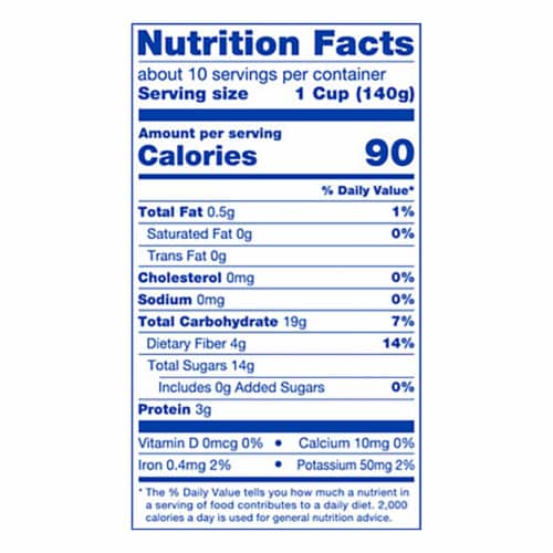 Kroger® No Sugar Added Sliced Banana and Blueberry Smoothie BIG DEAL! Perspective: back