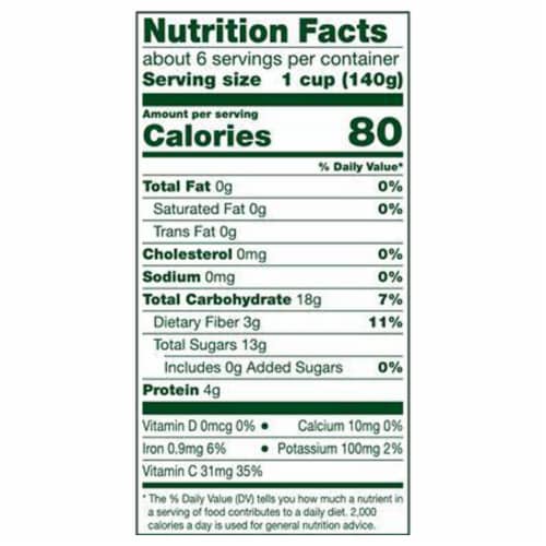 Simple Truth Organic® Sliced Bananas and Strawberries Smoothie Blend Perspective: back