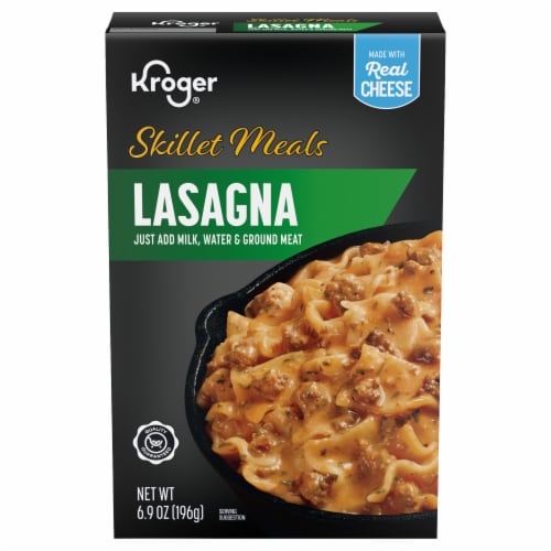 Kroger® Skillet Meals Lasagna Perspective: back
