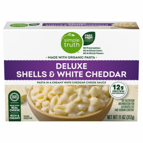 Simple Truth® Deluxe Shells and White Cheddar Perspective: back