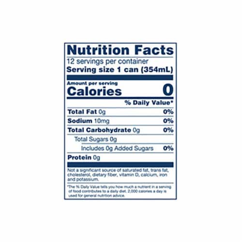 Kroger® Naturally Flavored Mojito Seltzer Water Perspective: back