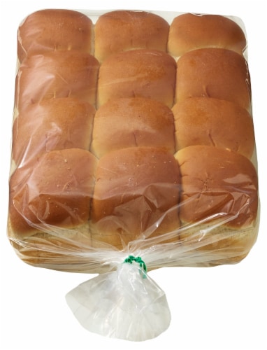Bakery Fresh White Dinner Rolls Perspective: back