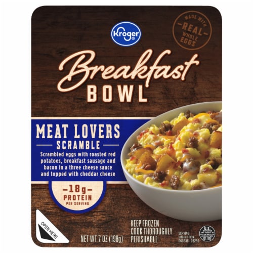 Kroger® Meat Lovers Scramble Breakfast Bowl Perspective: back